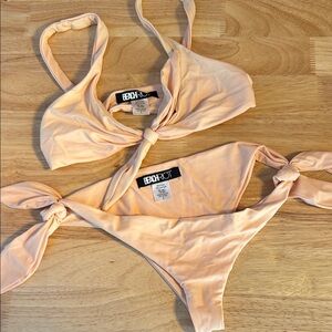 Beach Riot Apricot Bikini Set